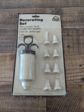vintage Hoan Decorating Set,‎ designed for adding creative touches to cakes,...